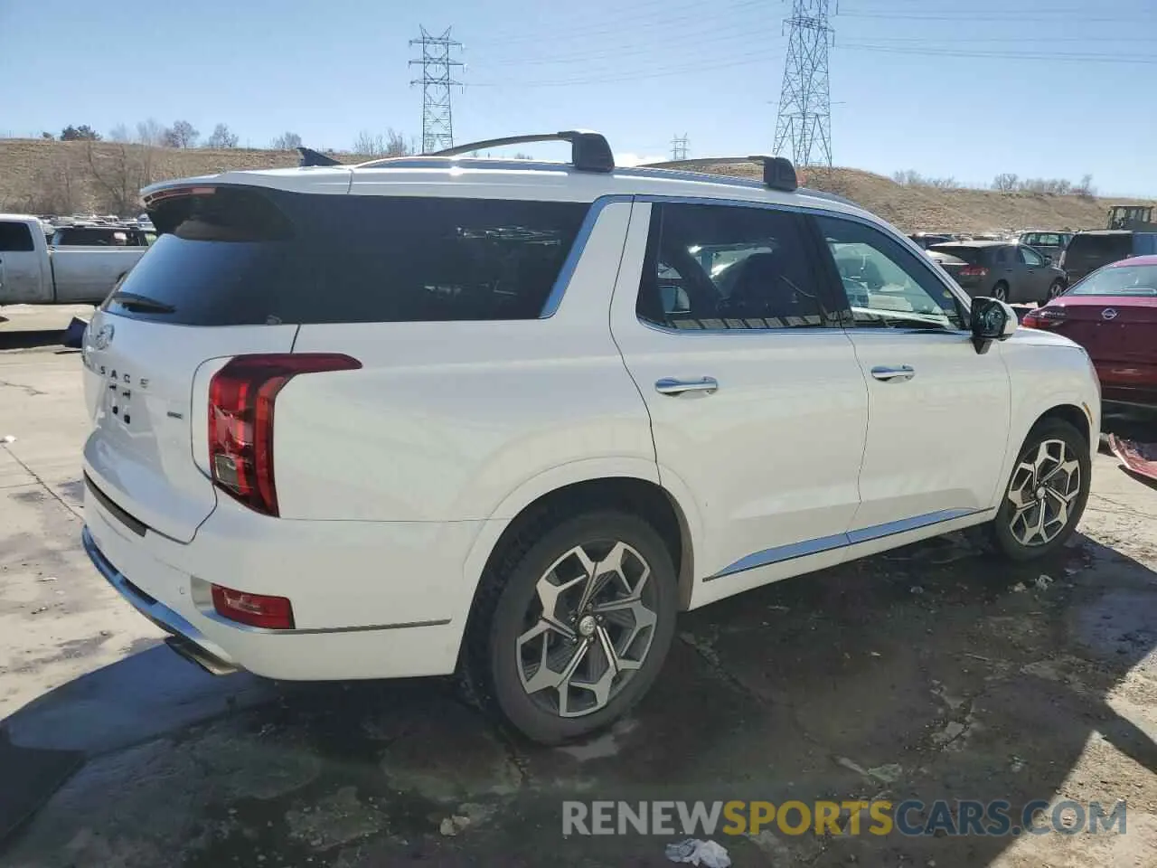 3 Photograph of a damaged car KM8R7DHE5MU179219 HYUNDAI PALISADE 2021