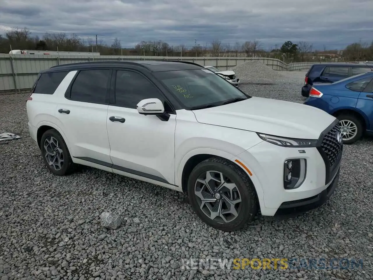 4 Фотография поврежденного автомобиля KM8R7DHE5MU266831 HYUNDAI PALISADE 2021