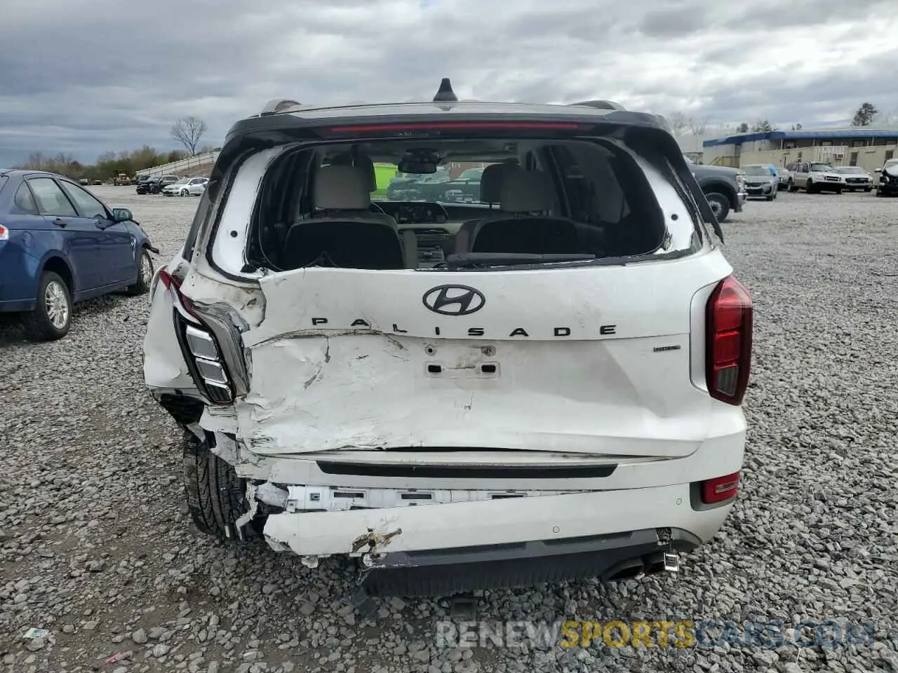 6 Фотография поврежденного автомобиля KM8R7DHE5MU266831 HYUNDAI PALISADE 2021