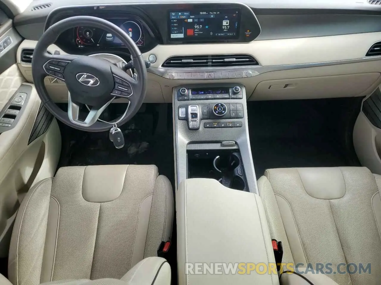 8 Фотография поврежденного автомобиля KM8R7DHE5MU266831 HYUNDAI PALISADE 2021