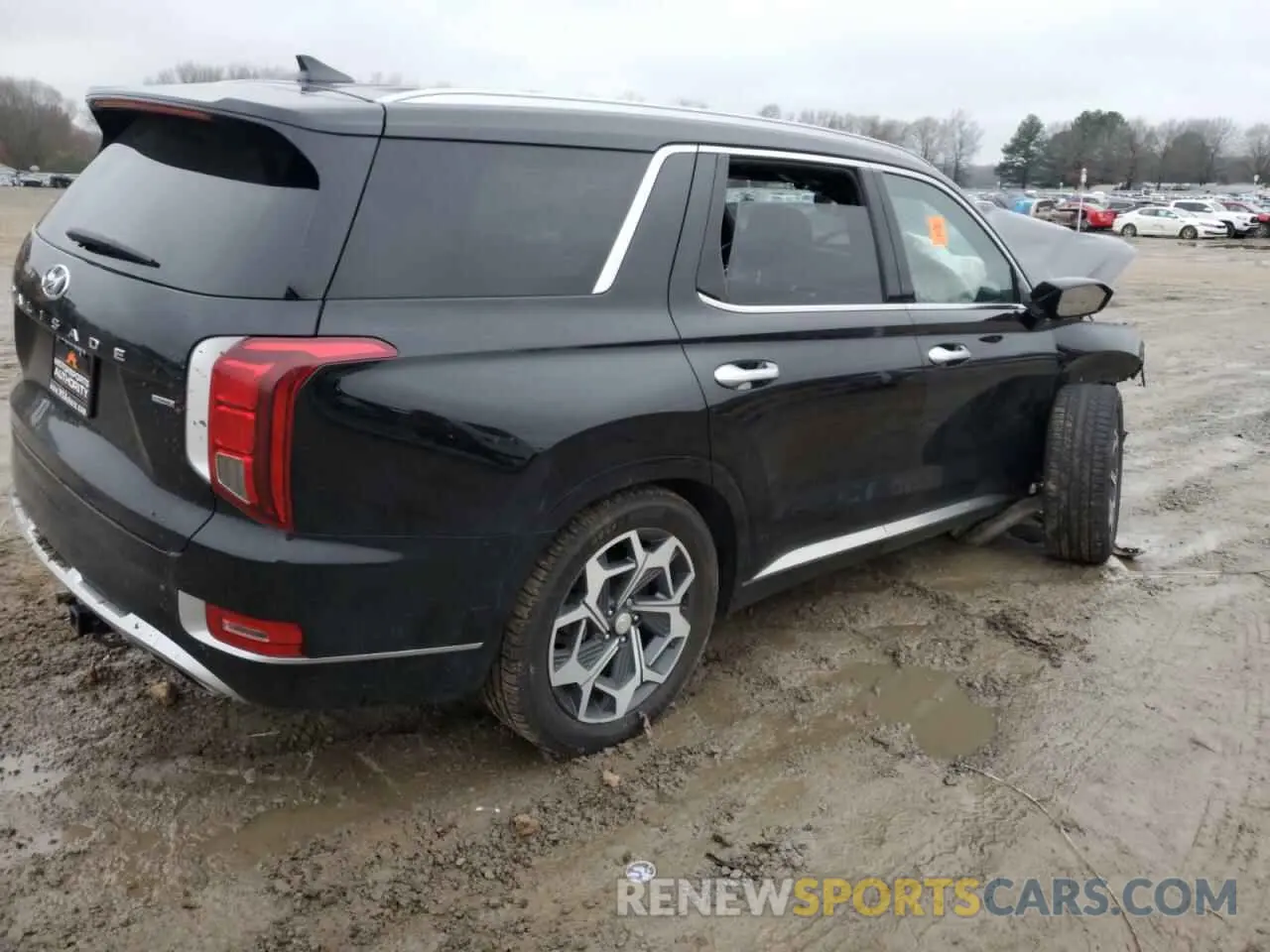 3 Photograph of a damaged car KM8R7DHE5MU323898 HYUNDAI PALISADE 2021