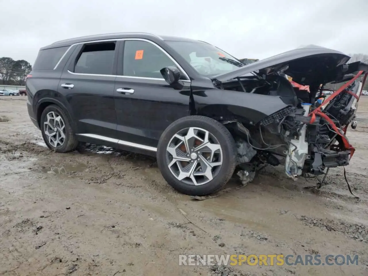 4 Photograph of a damaged car KM8R7DHE5MU323898 HYUNDAI PALISADE 2021