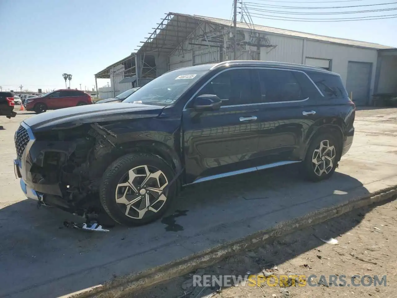 1 Фотография поврежденного автомобиля KM8R7DHE9MU216062 HYUNDAI PALISADE 2021