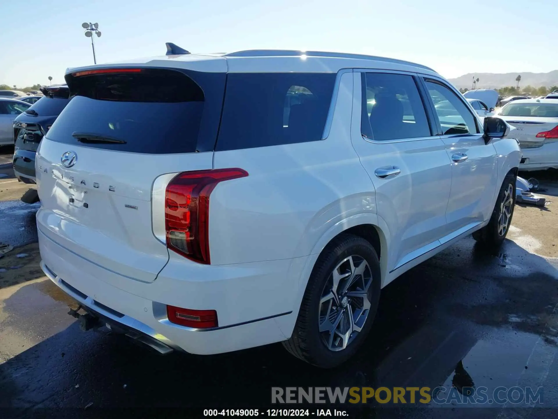 4 Фотография поврежденного автомобиля KM8R7DHE9MU227398 HYUNDAI PALISADE 2021