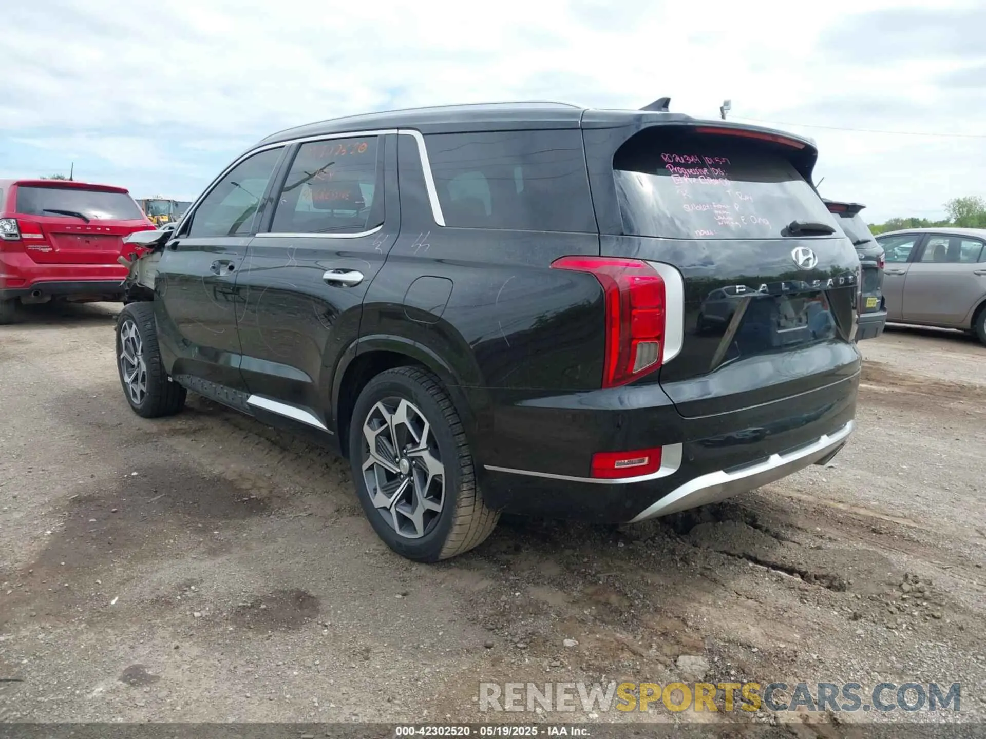 3 Photograph of a damaged car KM8R7DHE9MU246808 HYUNDAI PALISADE 2021