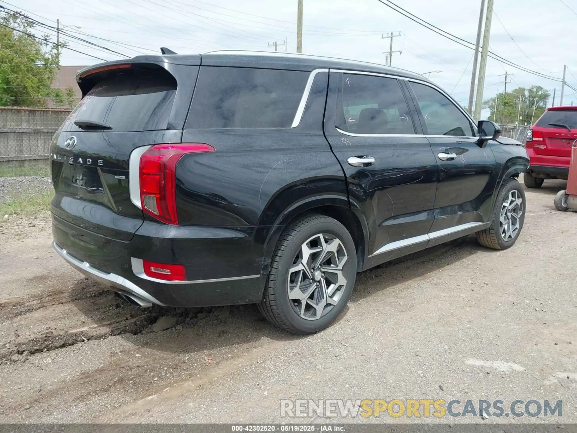 4 Photograph of a damaged car KM8R7DHE9MU246808 HYUNDAI PALISADE 2021