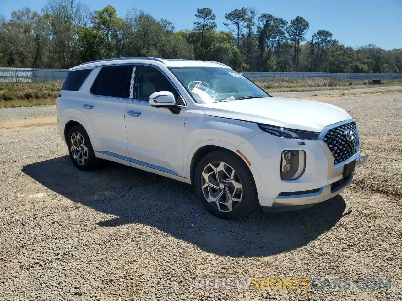 4 Photograph of a damaged car KM8R7DHEXMU228740 HYUNDAI PALISADE 2021