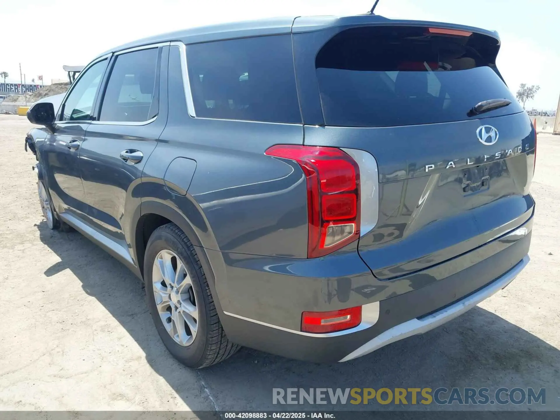3 Photograph of a damaged car KM8R14HE2NU483403 HYUNDAI PALISADE 2022