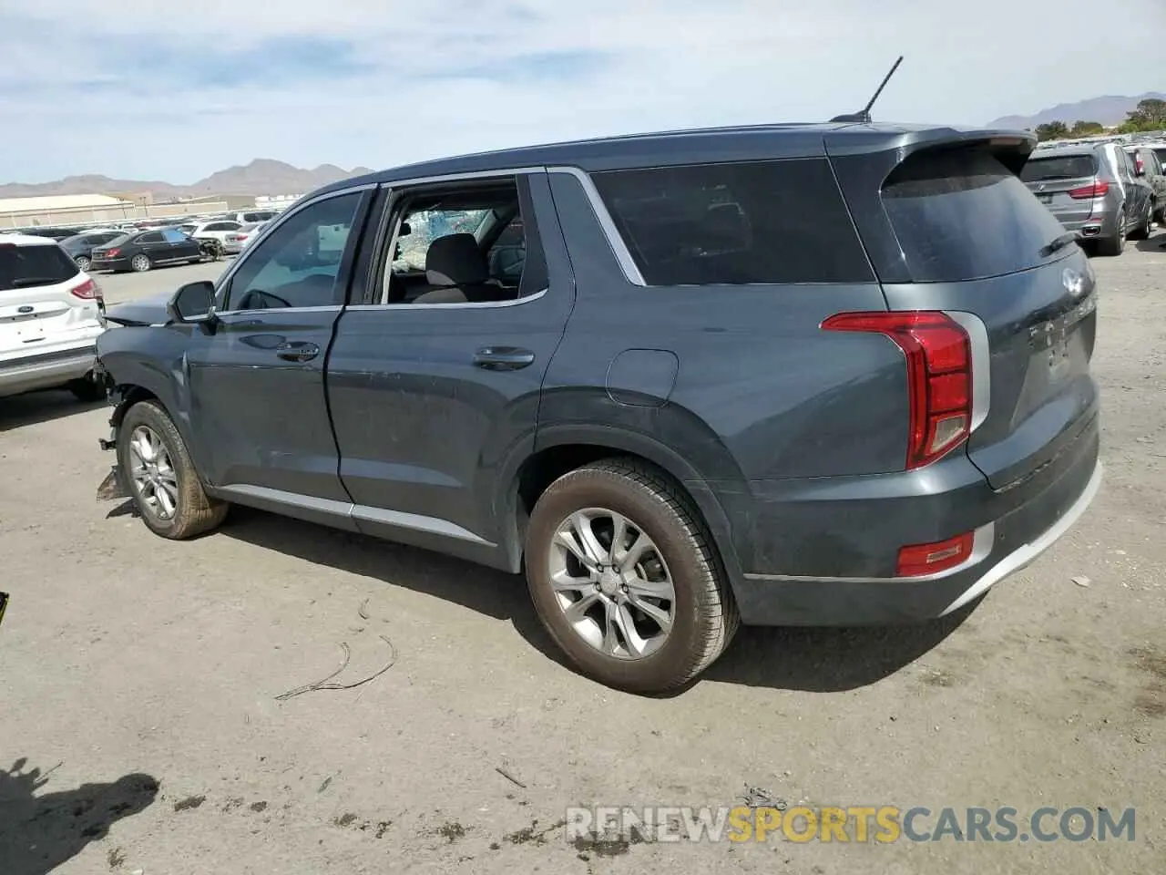 2 Photograph of a damaged car KM8R14HE7NU458349 HYUNDAI PALISADE 2022