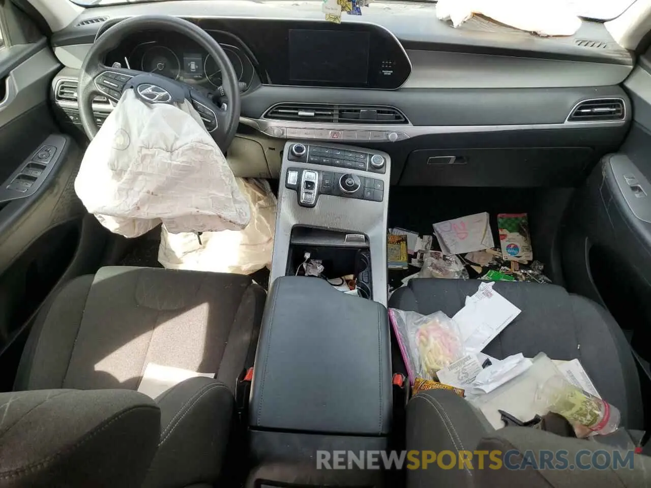 8 Photograph of a damaged car KM8R14HE7NU458349 HYUNDAI PALISADE 2022