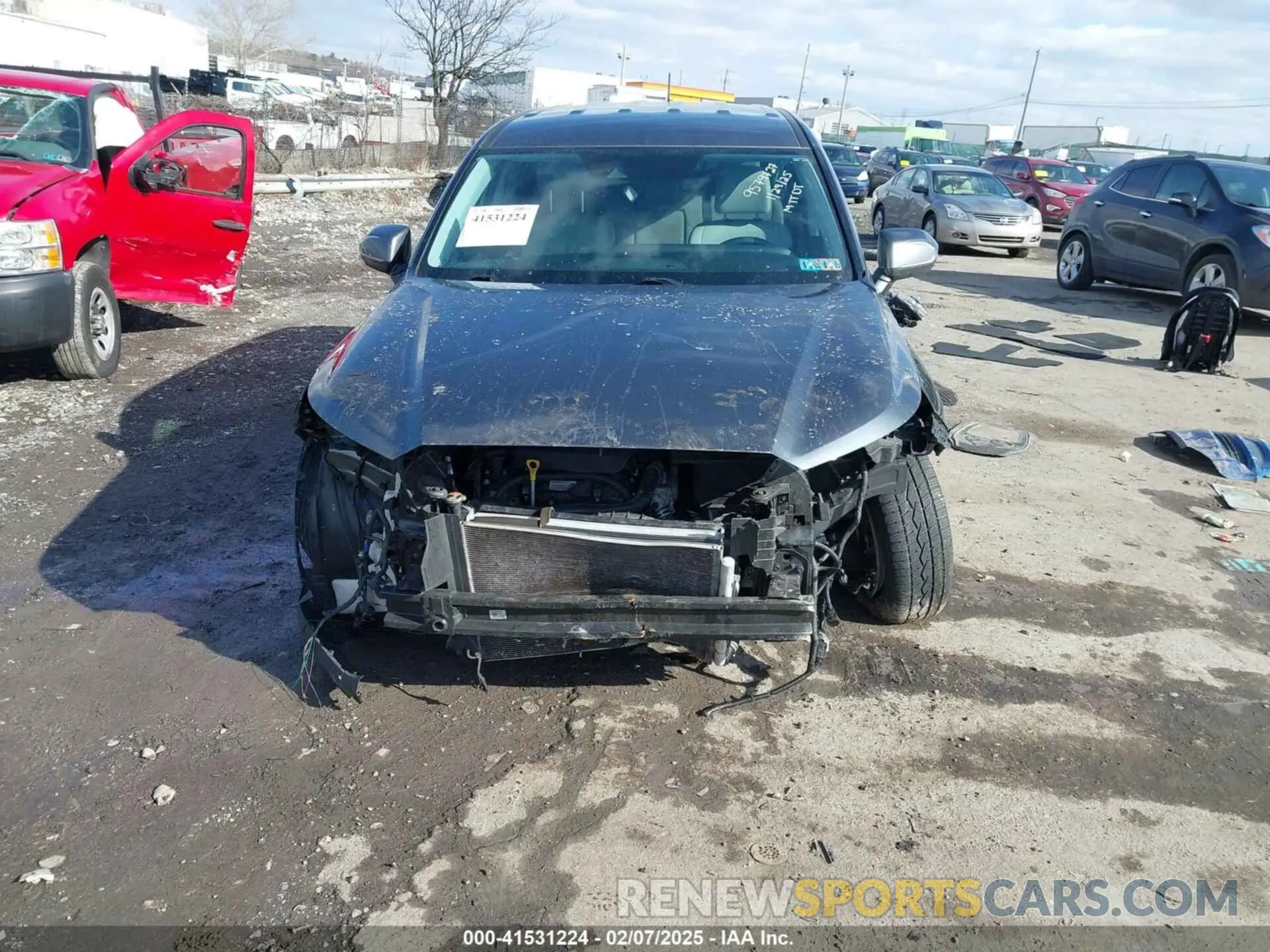 13 Photograph of a damaged car KM8R1DHE3NU449230 HYUNDAI PALISADE 2022