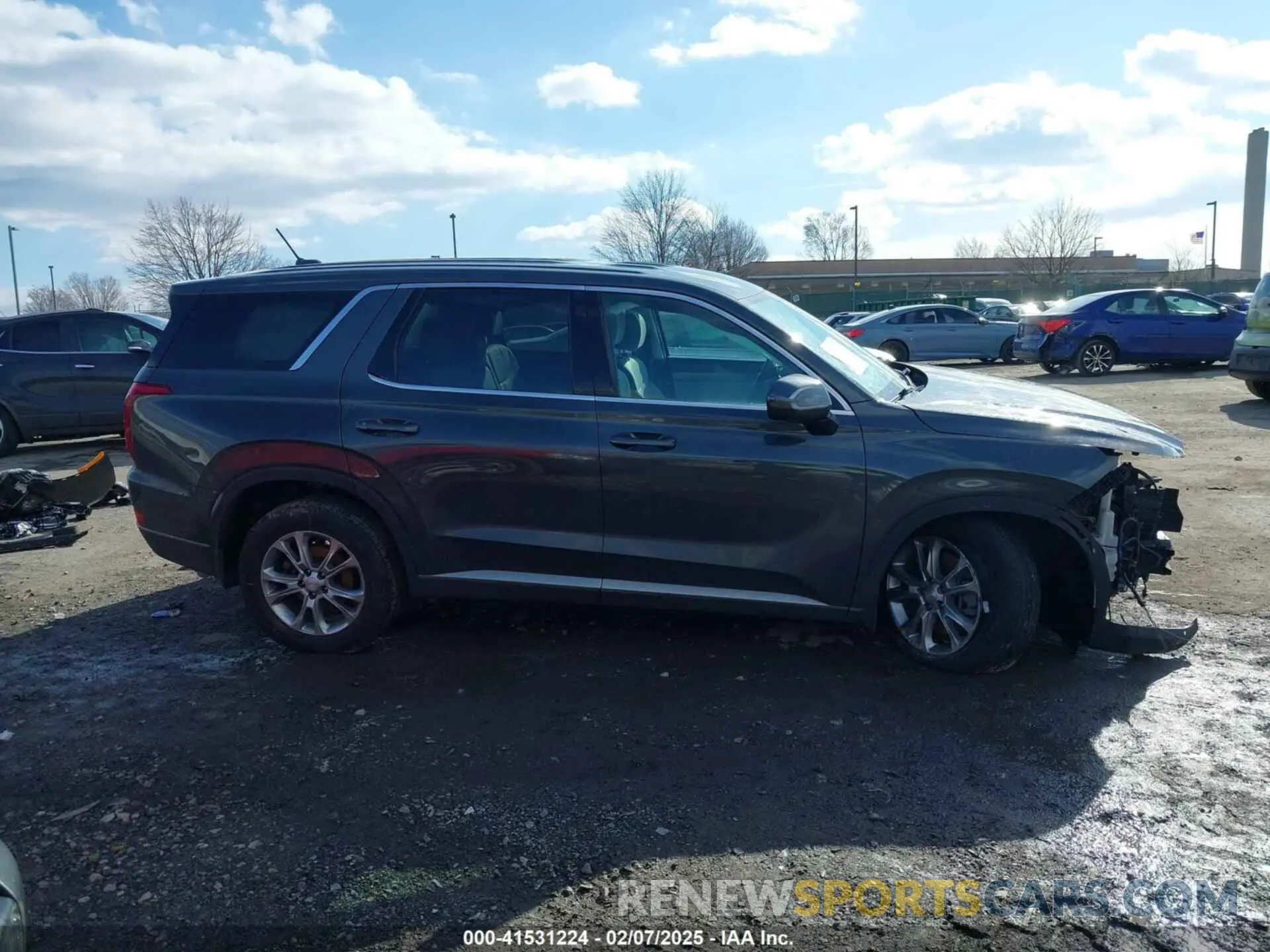 14 Photograph of a damaged car KM8R1DHE3NU449230 HYUNDAI PALISADE 2022
