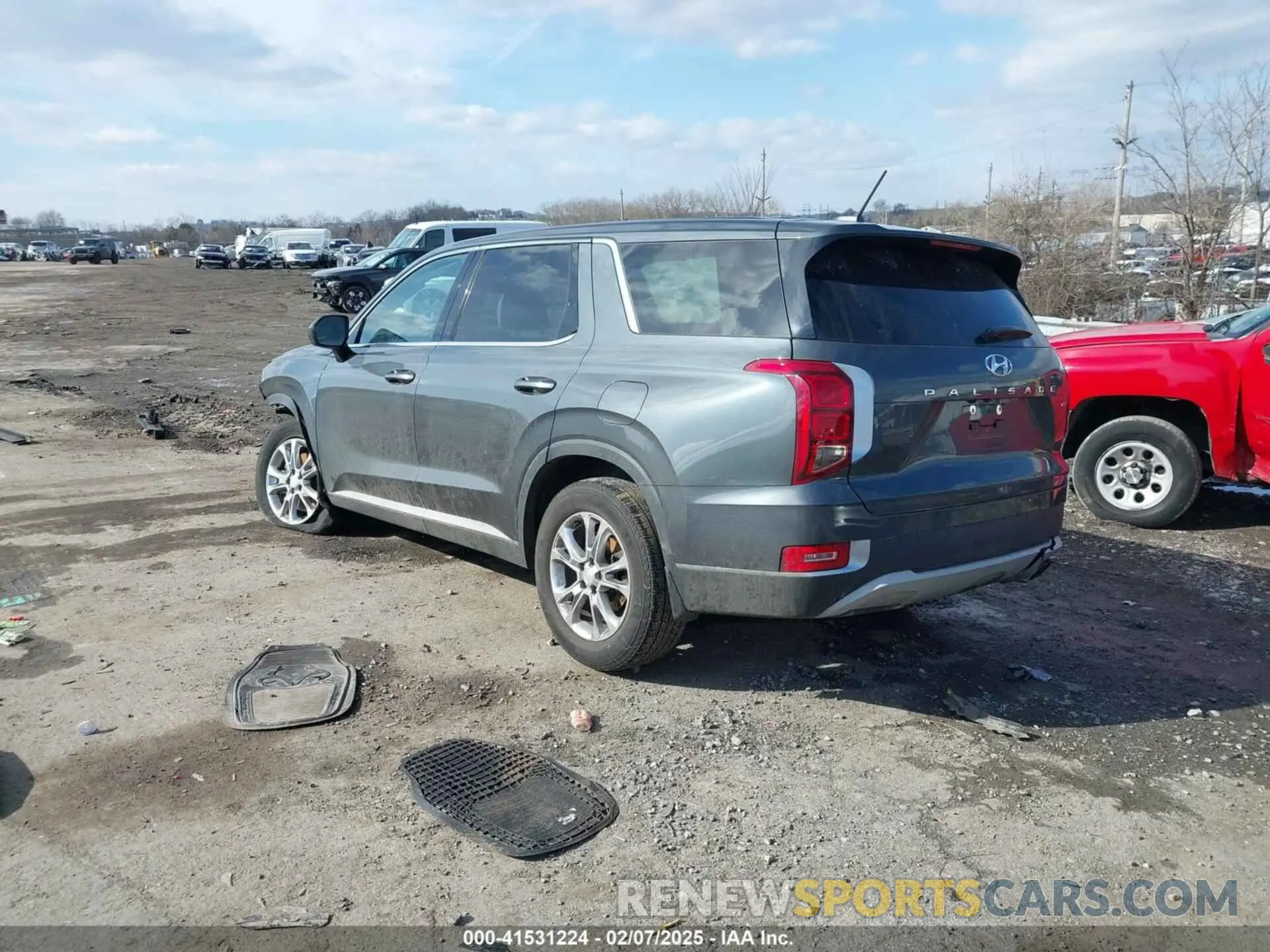 3 Photograph of a damaged car KM8R1DHE3NU449230 HYUNDAI PALISADE 2022