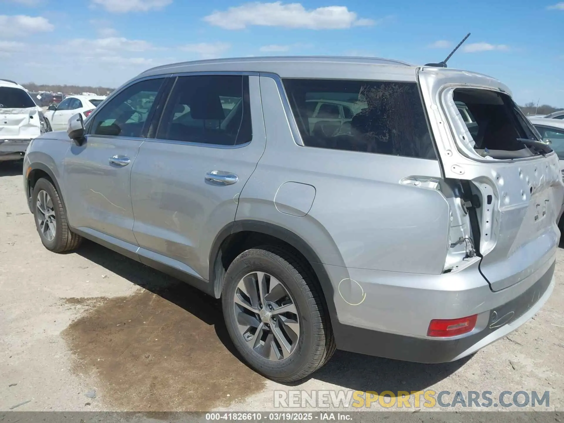 3 Фотография поврежденного автомобиля KM8R24HE1NU373472 HYUNDAI PALISADE 2022
