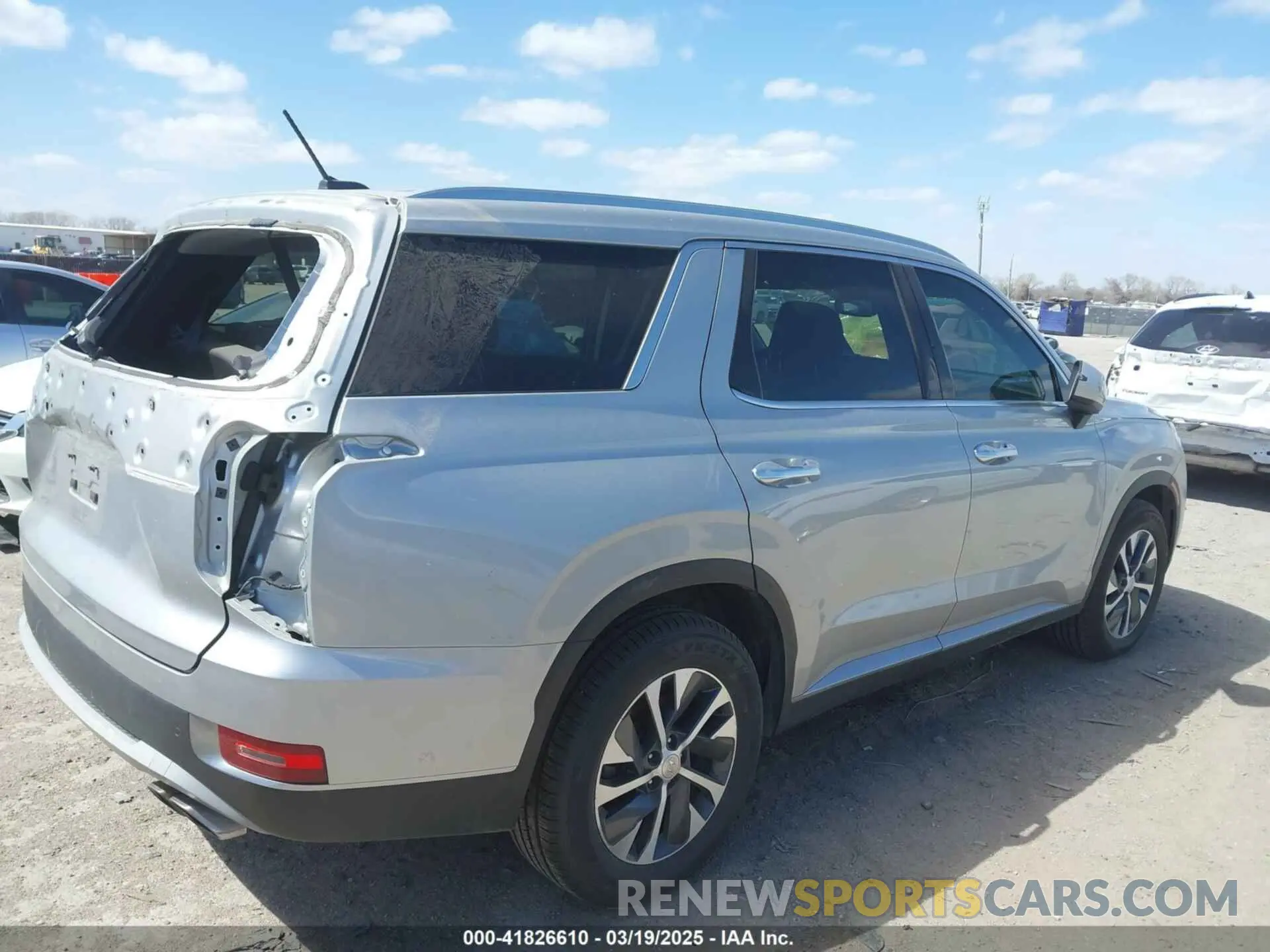 4 Фотография поврежденного автомобиля KM8R24HE1NU373472 HYUNDAI PALISADE 2022