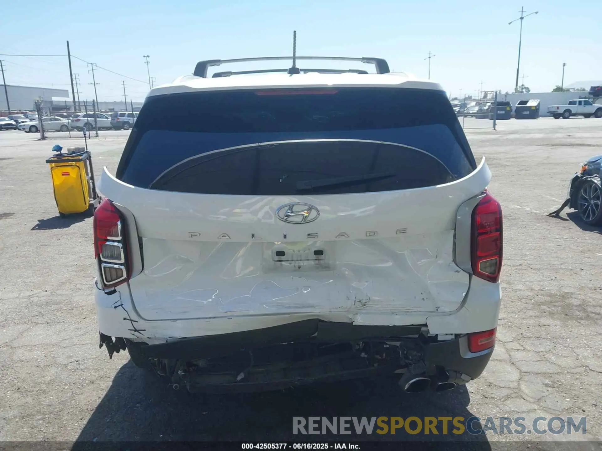16 Photograph of a damaged car KM8R24HE5NU378898 HYUNDAI PALISADE 2022