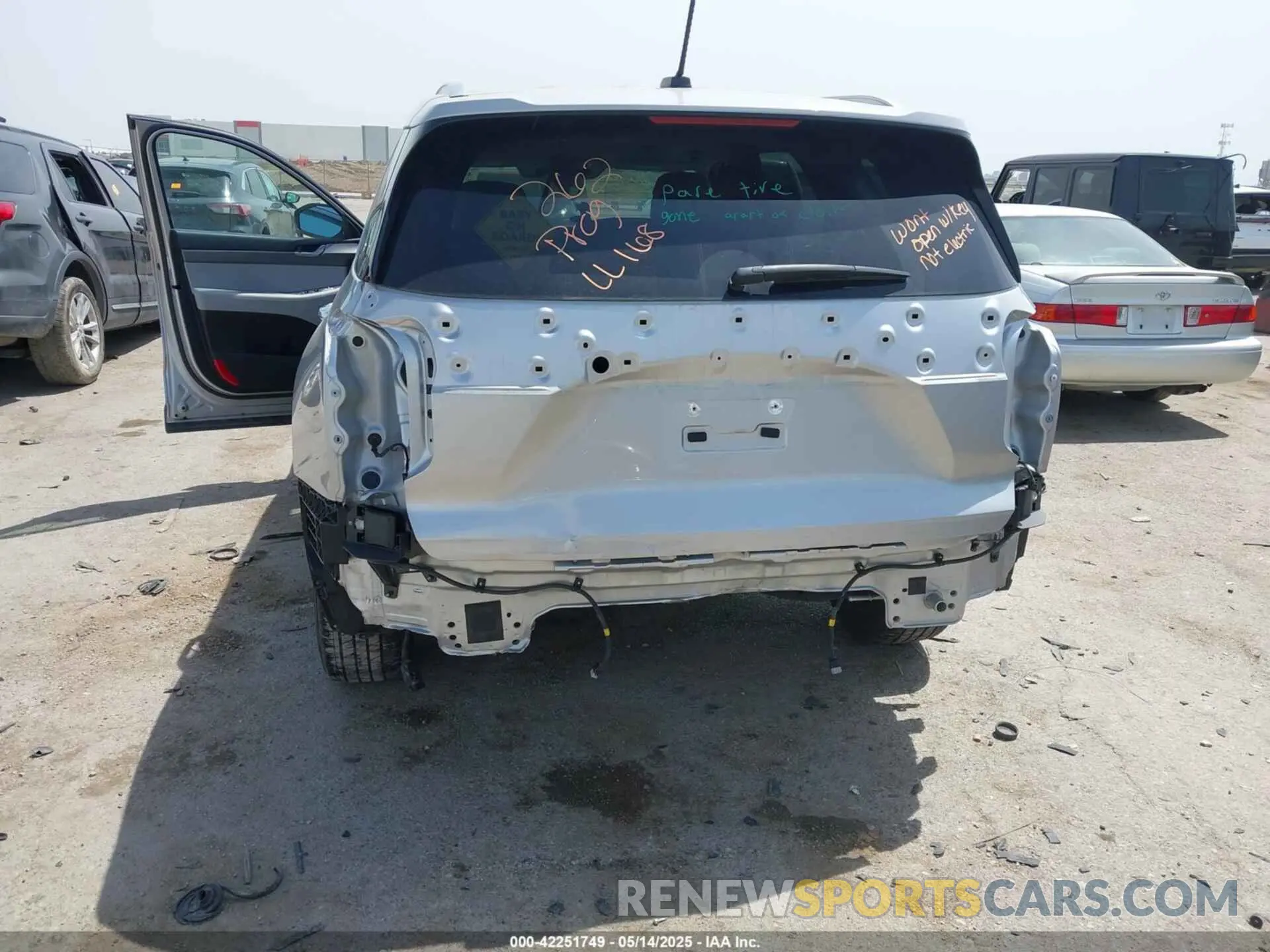 6 Фотография поврежденного автомобиля KM8R24HE9NU347959 HYUNDAI PALISADE 2022