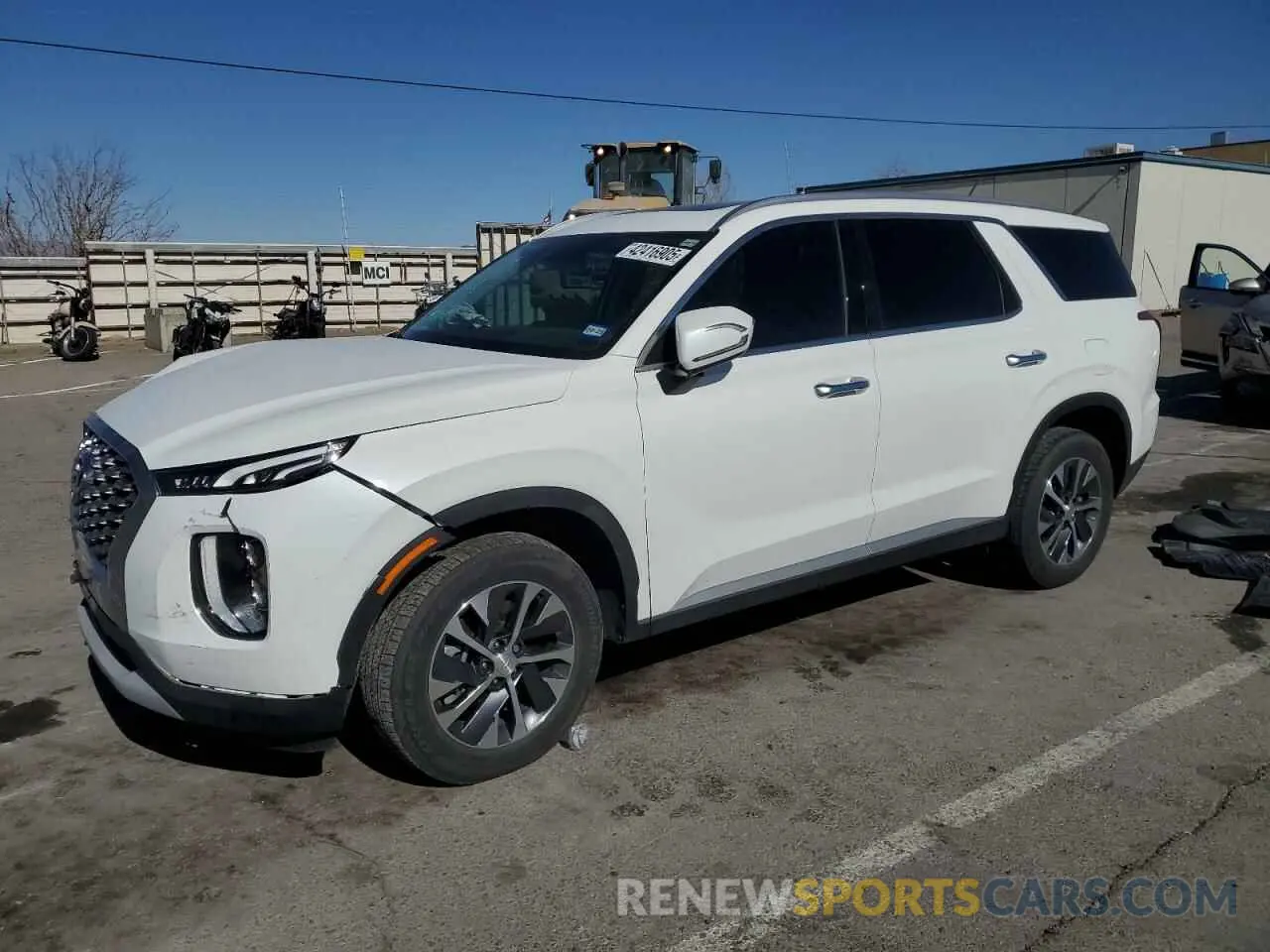 1 Photograph of a damaged car KM8R2DHE3NU385171 HYUNDAI PALISADE 2022