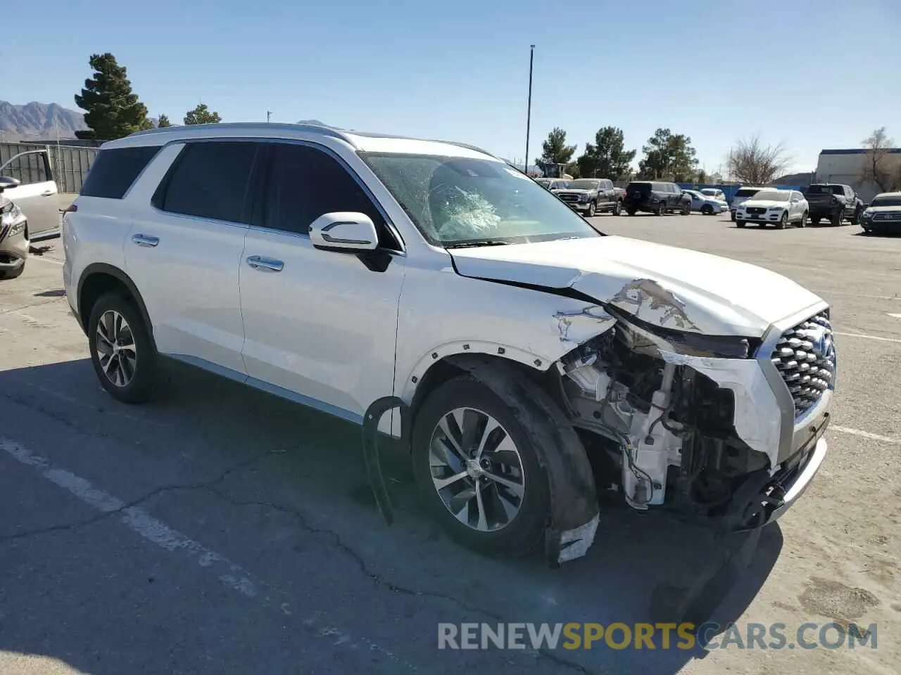 4 Photograph of a damaged car KM8R2DHE3NU385171 HYUNDAI PALISADE 2022