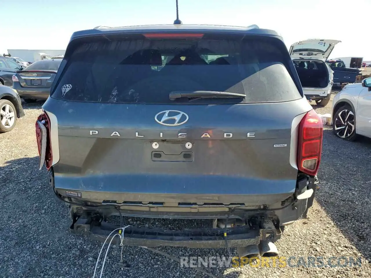 6 Photograph of a damaged car KM8R2DHE6NU453365 HYUNDAI PALISADE 2022
