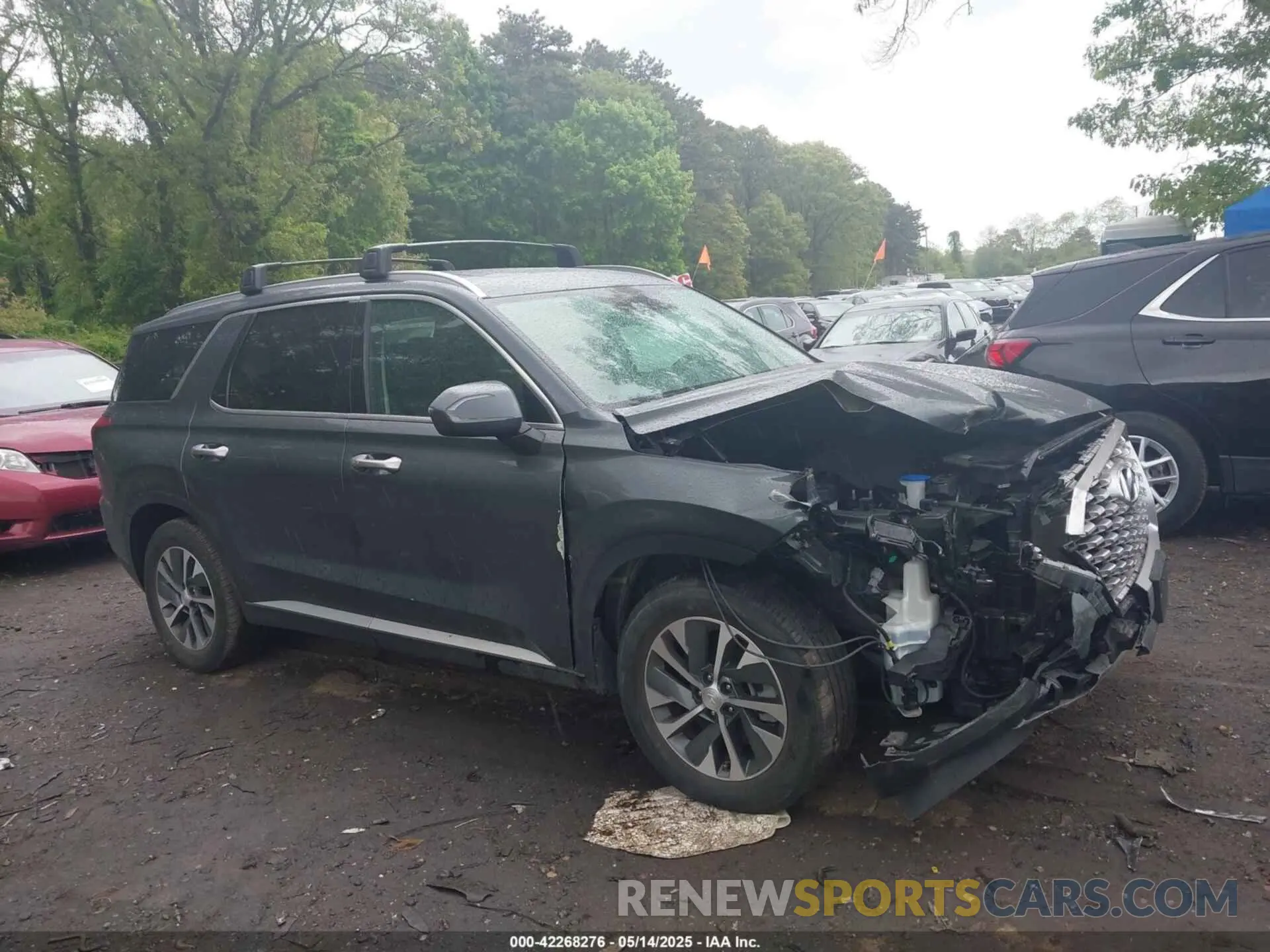 13 Фотография поврежденного автомобиля KM8R2DHE6NU464110 HYUNDAI PALISADE 2022
