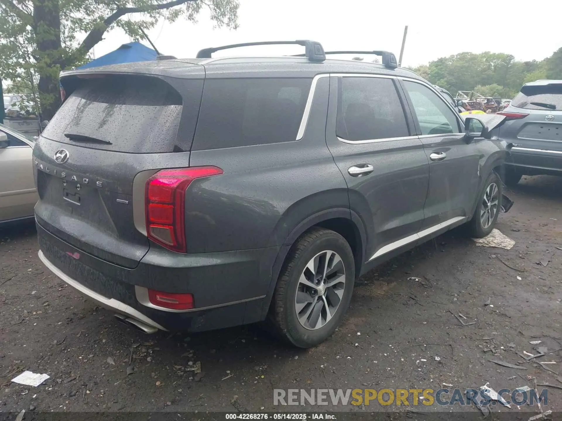4 Фотография поврежденного автомобиля KM8R2DHE6NU464110 HYUNDAI PALISADE 2022