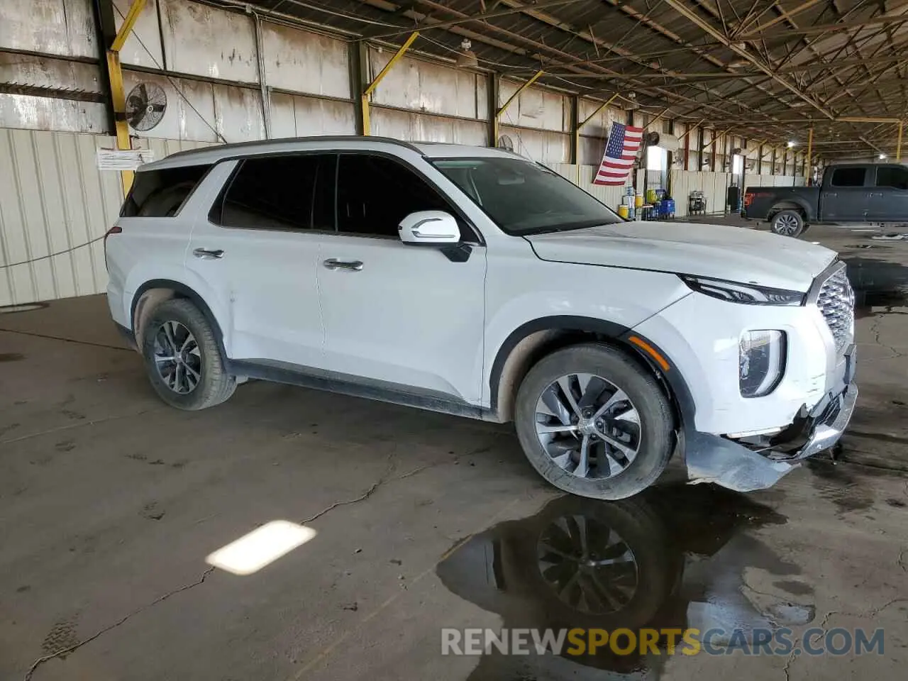 4 Фотография поврежденного автомобиля KM8R2DHE7NU385237 HYUNDAI PALISADE 2022