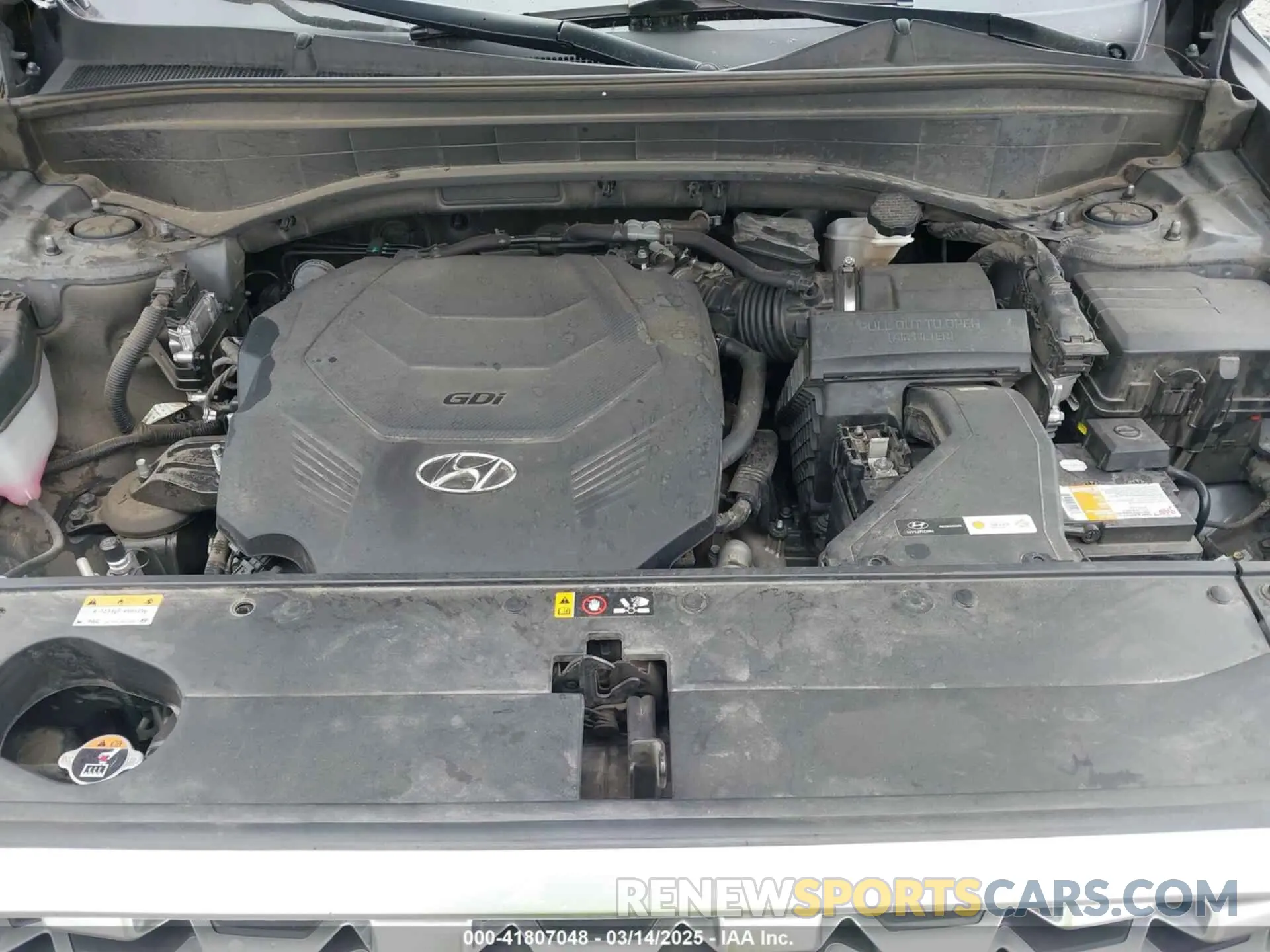 10 Photograph of a damaged car KM8R34HE7NU360772 HYUNDAI PALISADE 2022