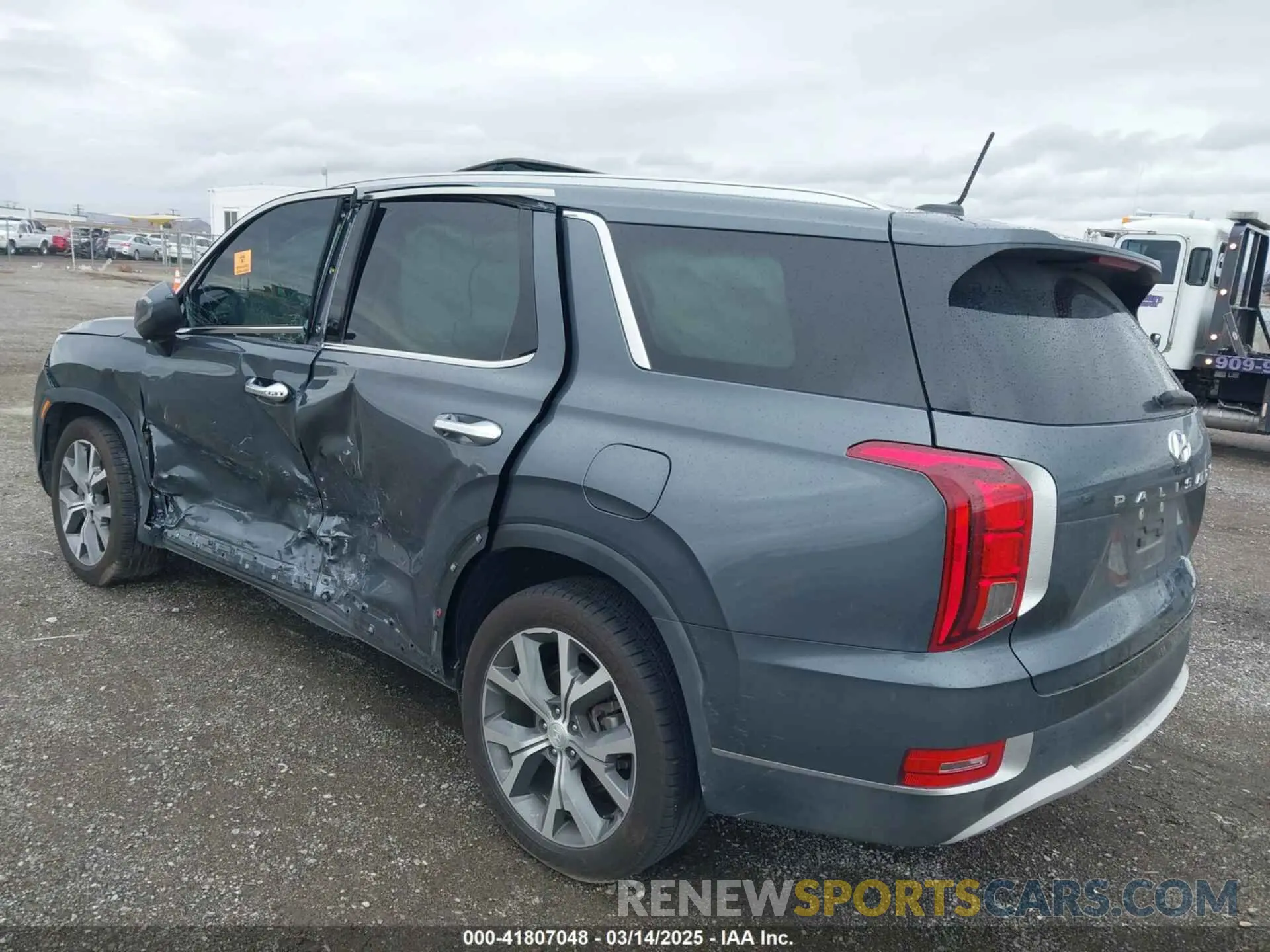 3 Photograph of a damaged car KM8R34HE7NU360772 HYUNDAI PALISADE 2022