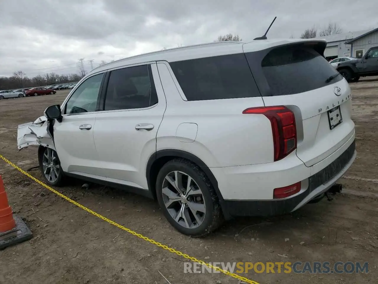 2 Photograph of a damaged car KM8R3DHE0NU385612 HYUNDAI PALISADE 2022