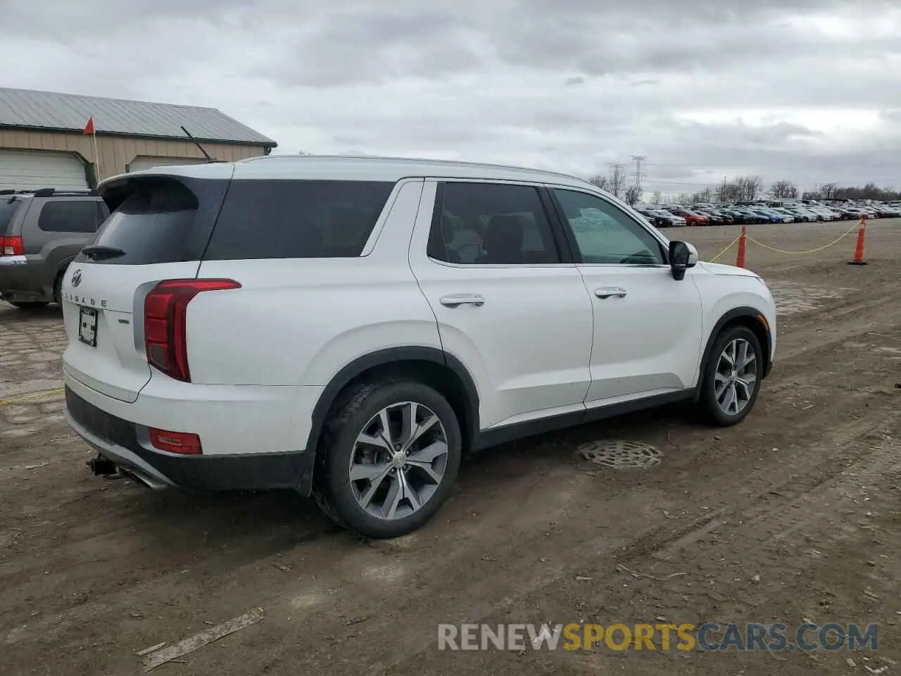 3 Photograph of a damaged car KM8R3DHE0NU385612 HYUNDAI PALISADE 2022