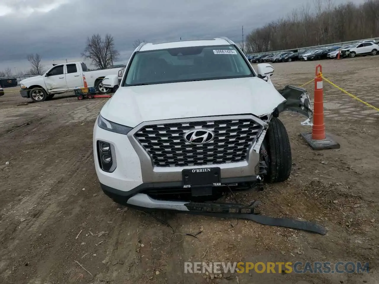 5 Photograph of a damaged car KM8R3DHE0NU385612 HYUNDAI PALISADE 2022