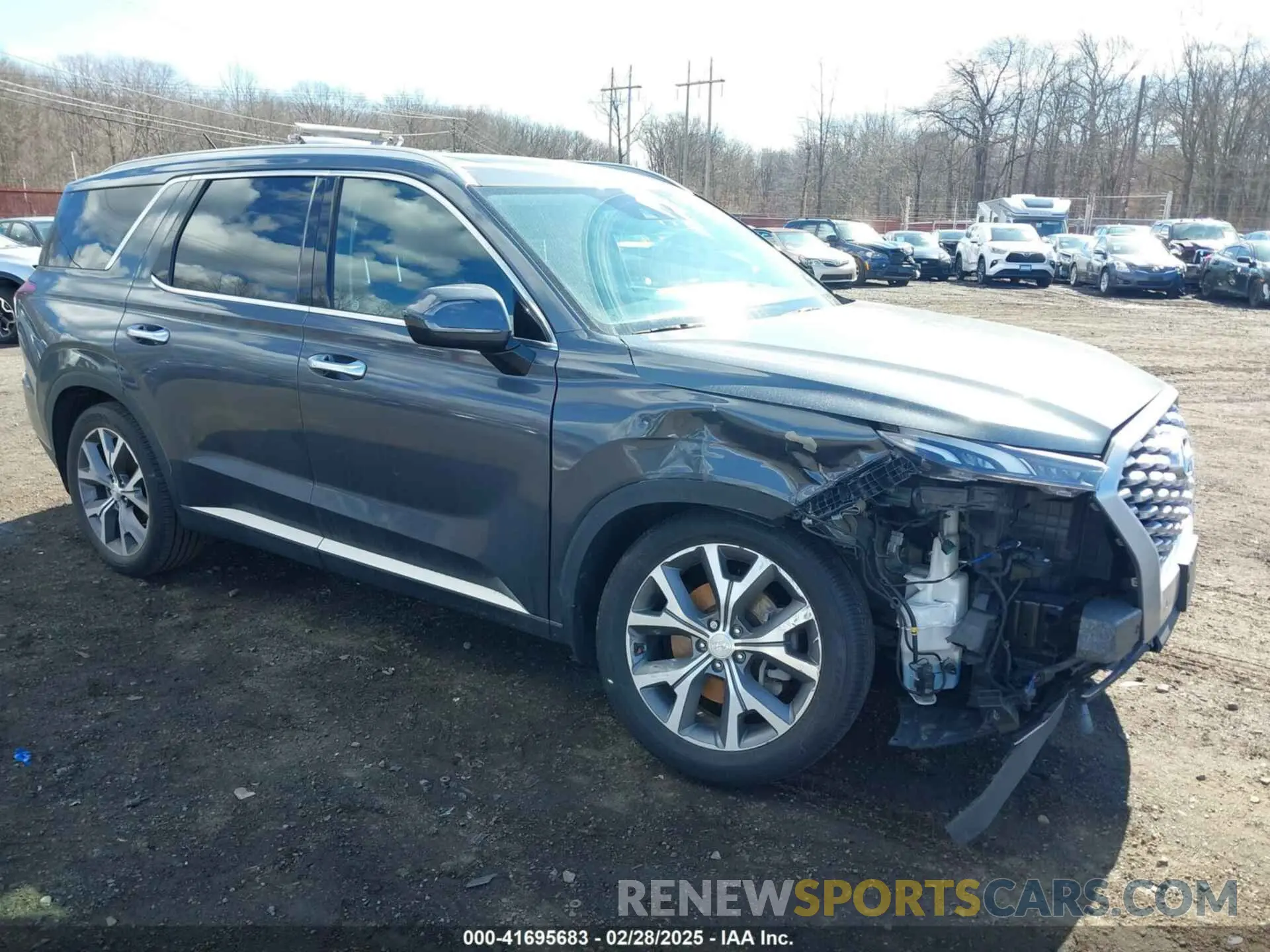 18 Photograph of a damaged car KM8R3DHE2NU358654 HYUNDAI PALISADE 2022