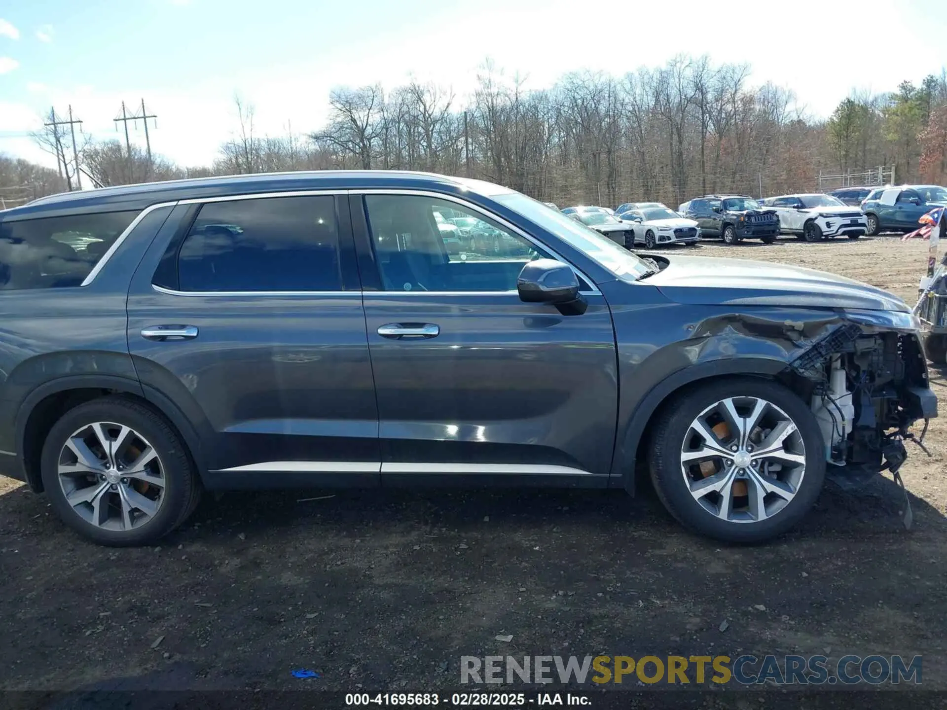 19 Photograph of a damaged car KM8R3DHE2NU358654 HYUNDAI PALISADE 2022