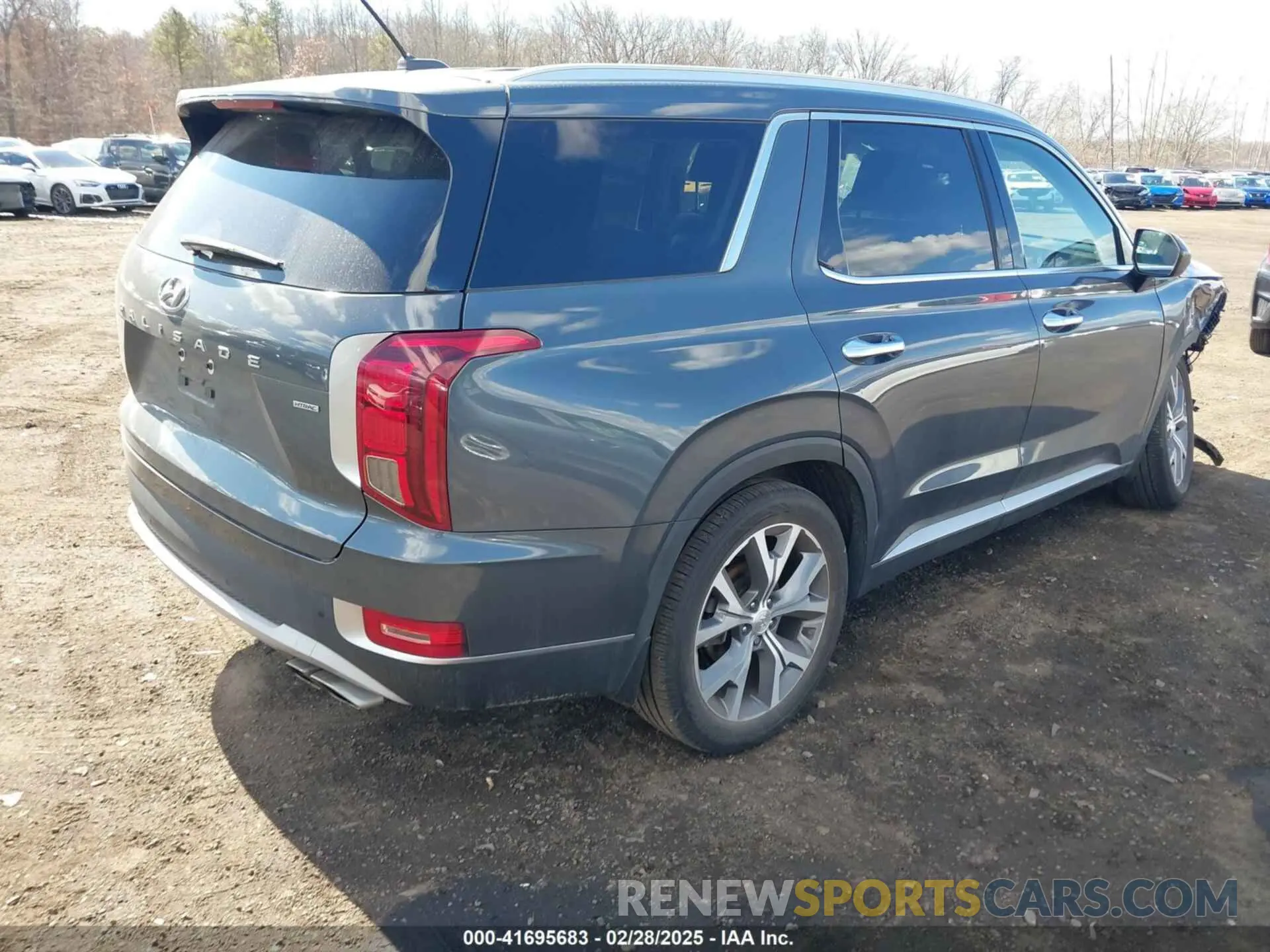 4 Photograph of a damaged car KM8R3DHE2NU358654 HYUNDAI PALISADE 2022