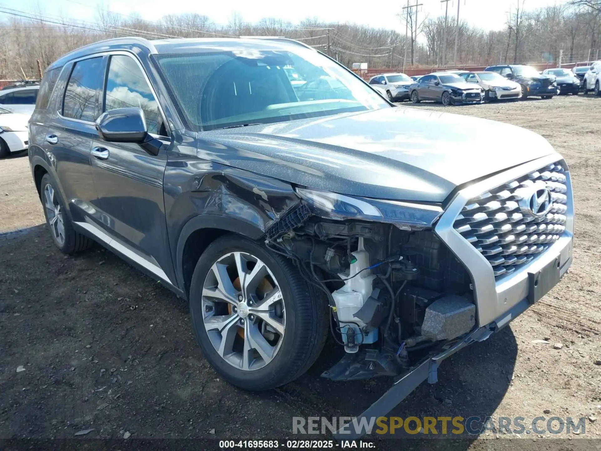 6 Photograph of a damaged car KM8R3DHE2NU358654 HYUNDAI PALISADE 2022
