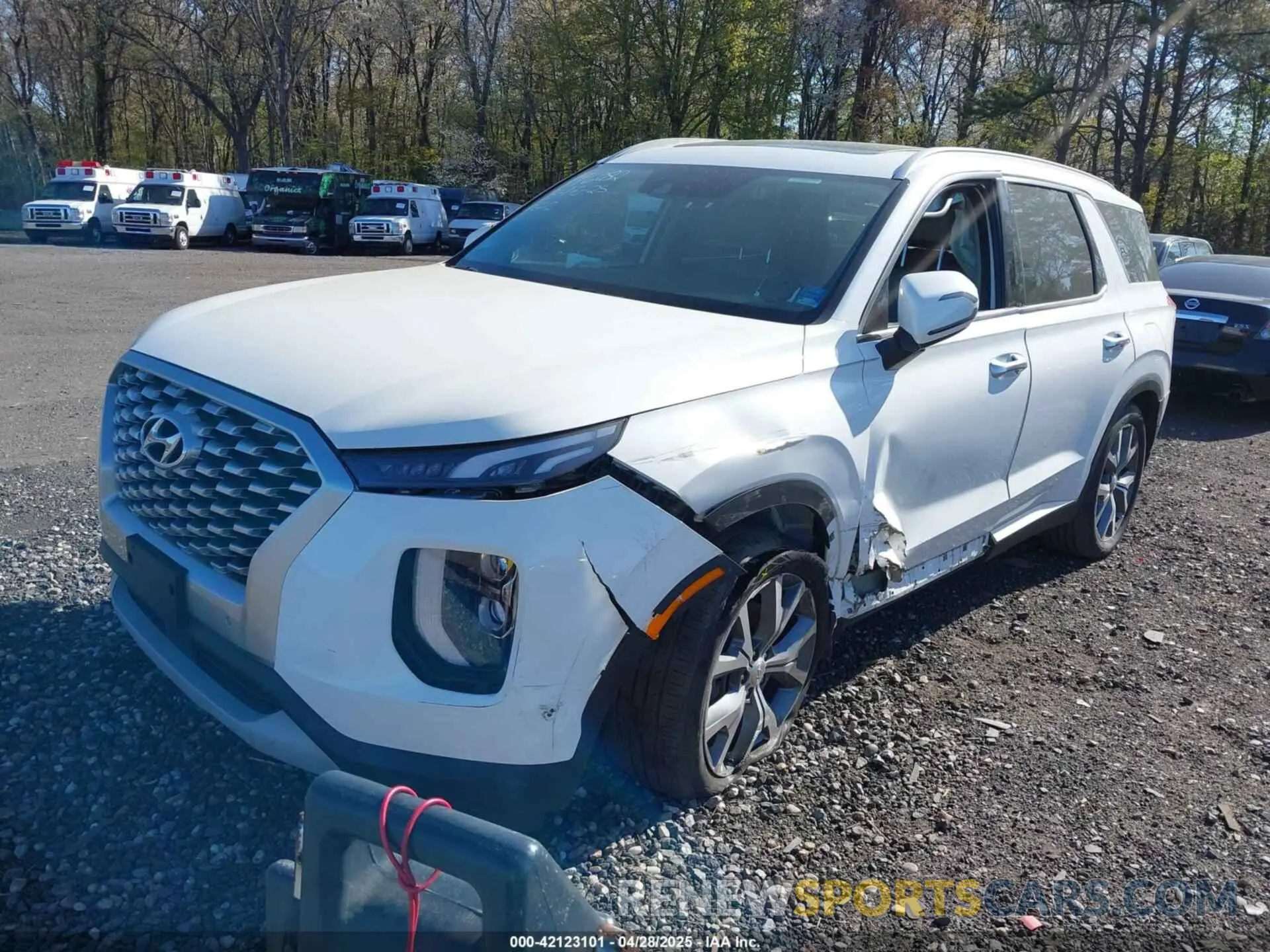 2 Photograph of a damaged car KM8R3DHE3NU362227 HYUNDAI PALISADE 2022