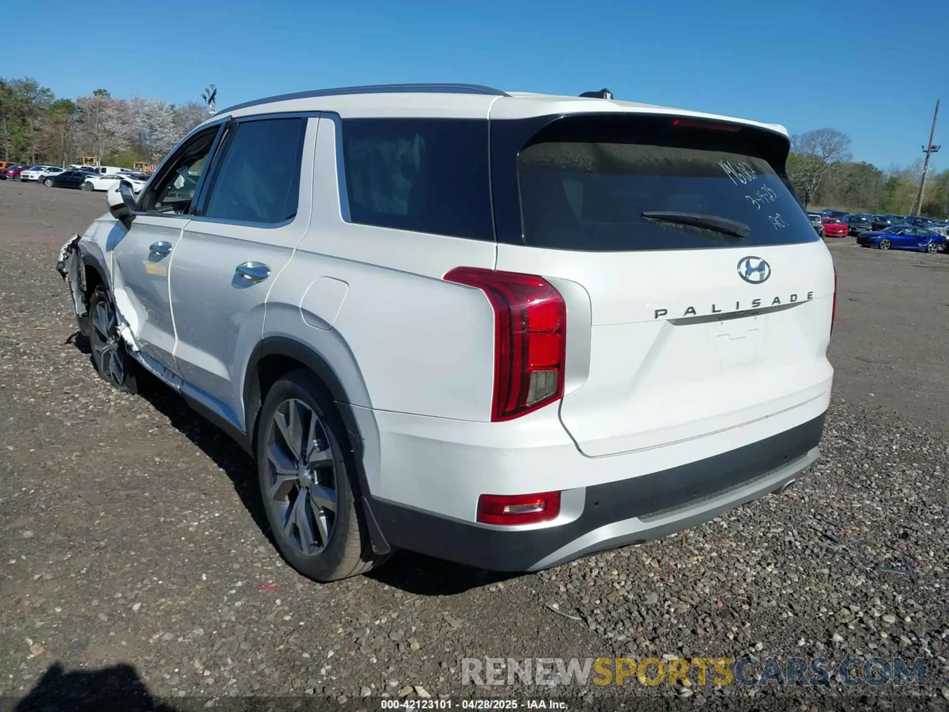 3 Photograph of a damaged car KM8R3DHE3NU362227 HYUNDAI PALISADE 2022