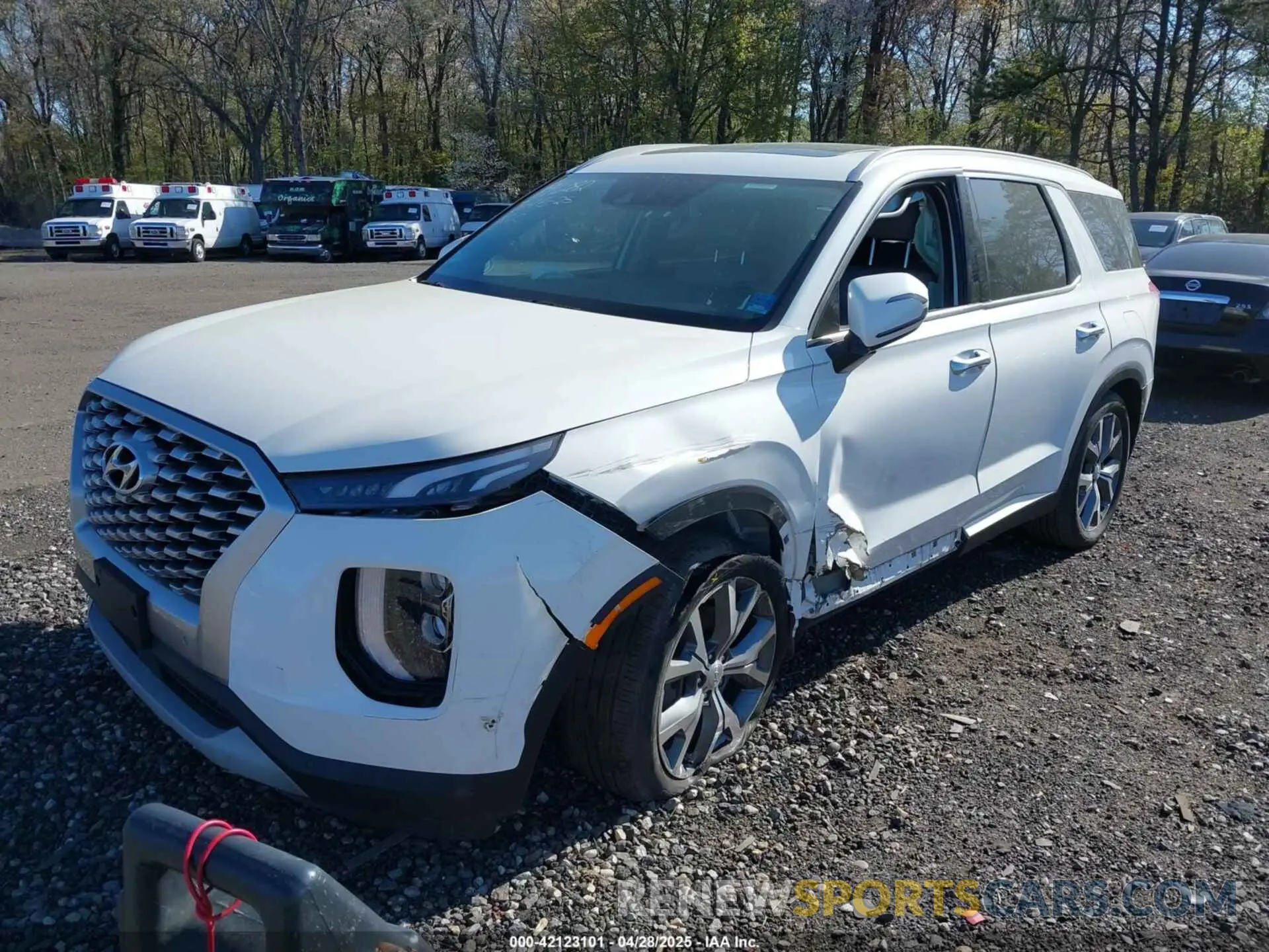 6 Photograph of a damaged car KM8R3DHE3NU362227 HYUNDAI PALISADE 2022