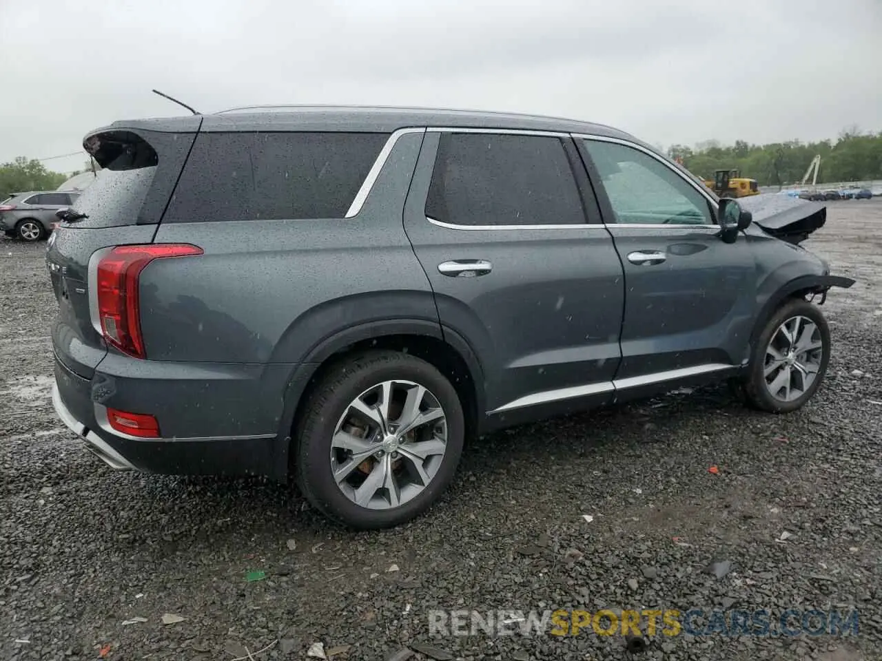 3 Photograph of a damaged car KM8R3DHE5NU345901 HYUNDAI PALISADE 2022