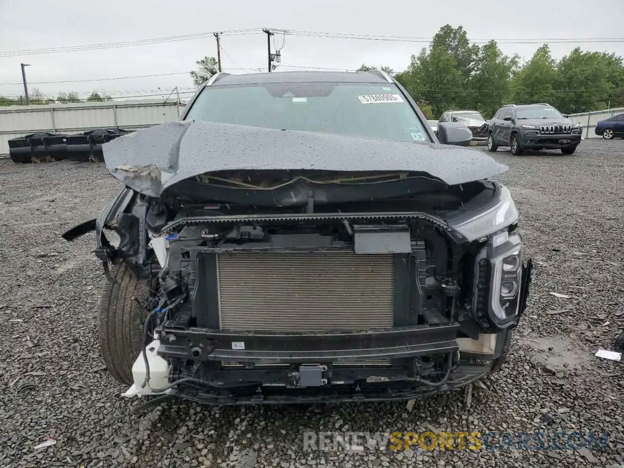 5 Photograph of a damaged car KM8R3DHE5NU345901 HYUNDAI PALISADE 2022