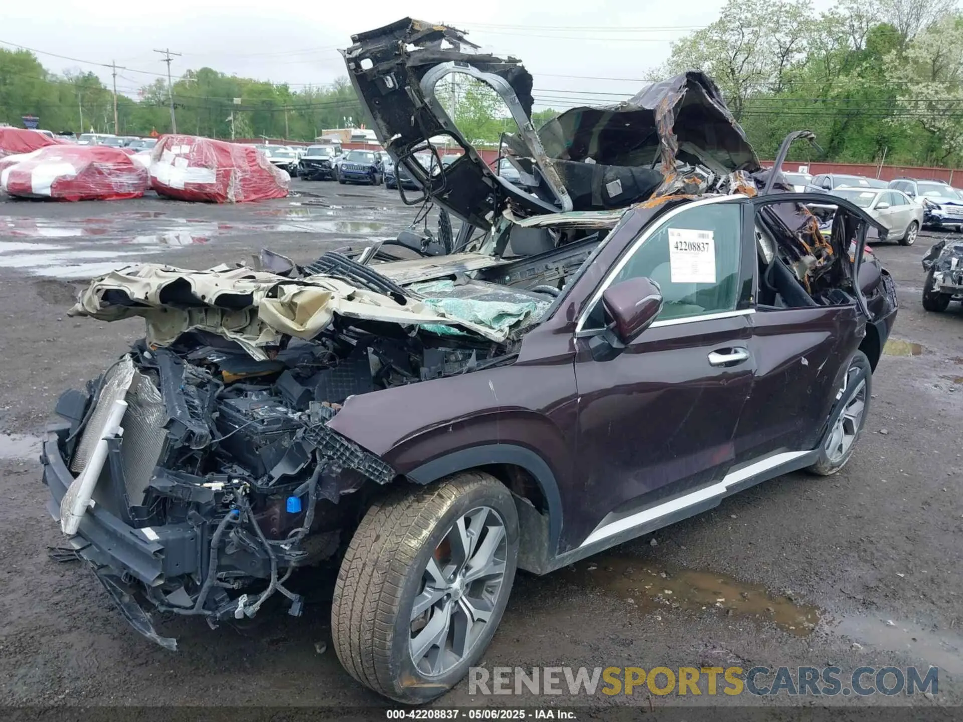 6 Фотография поврежденного автомобиля KM8R3DHE6NU379149 HYUNDAI PALISADE 2022