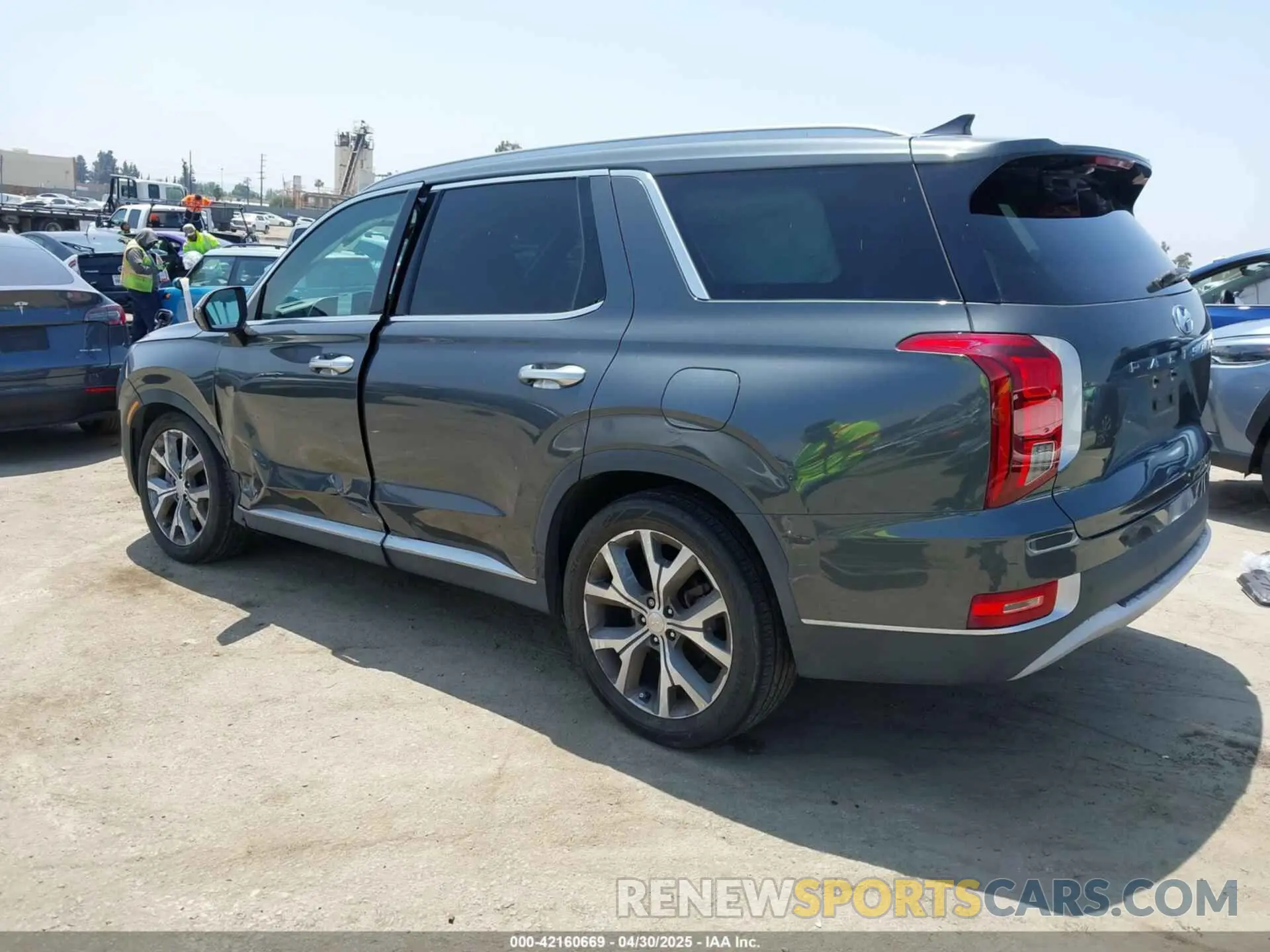 3 Фотография поврежденного автомобиля KM8R44HE2NU479312 HYUNDAI PALISADE 2022