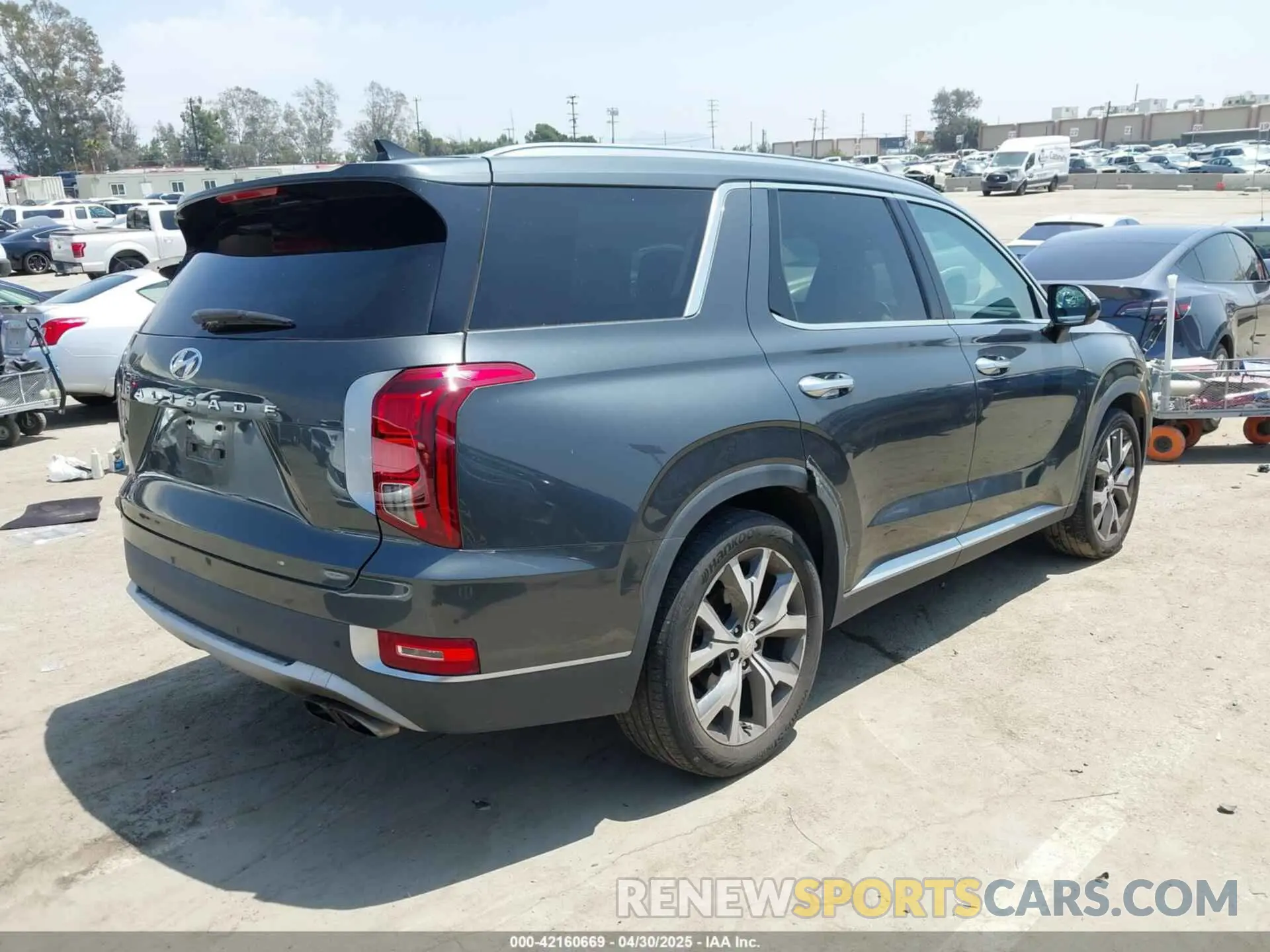 4 Фотография поврежденного автомобиля KM8R44HE2NU479312 HYUNDAI PALISADE 2022
