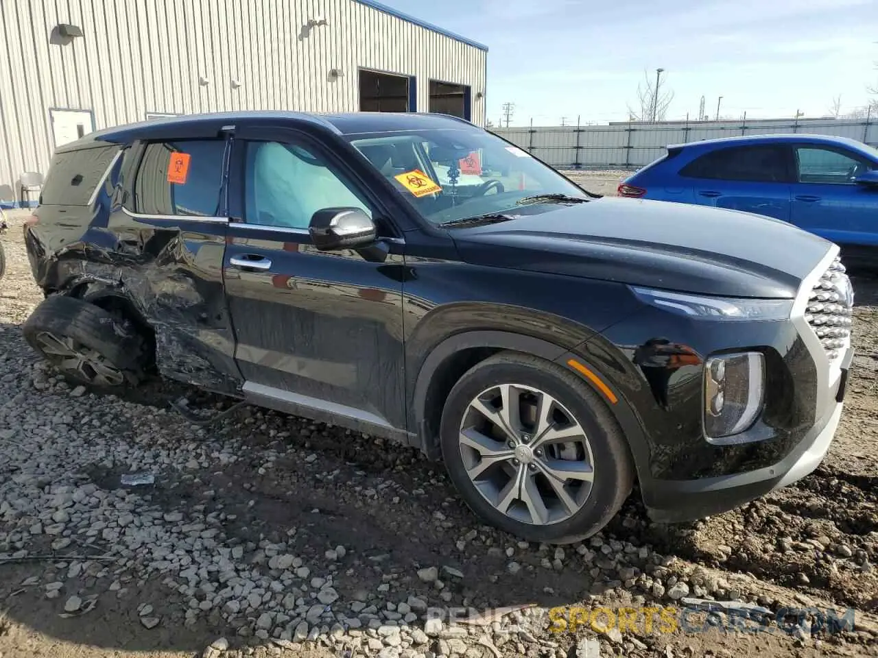 4 Фотография поврежденного автомобиля KM8R44HE4NU344915 HYUNDAI PALISADE 2022