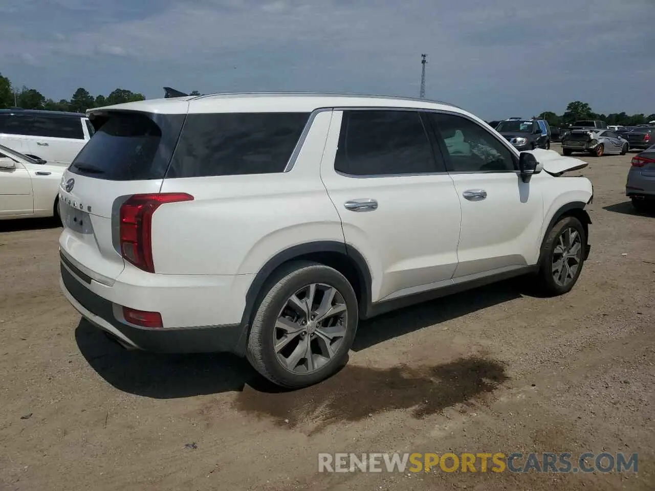 3 Фотография поврежденного автомобиля KM8R44HE6NU338369 HYUNDAI PALISADE 2022