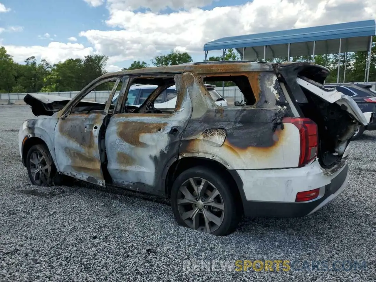 2 Фотография поврежденного автомобиля KM8R44HE7NU450307 HYUNDAI PALISADE 2022