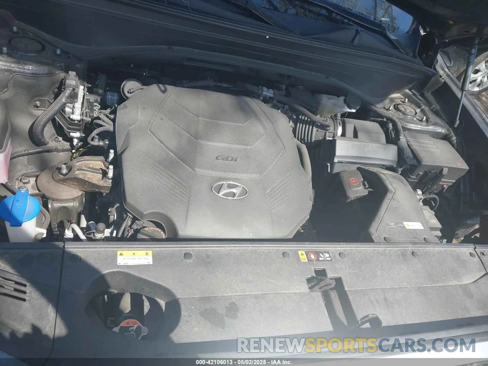 10 Photograph of a damaged car KM8R4DHE3NU365206 HYUNDAI PALISADE 2022
