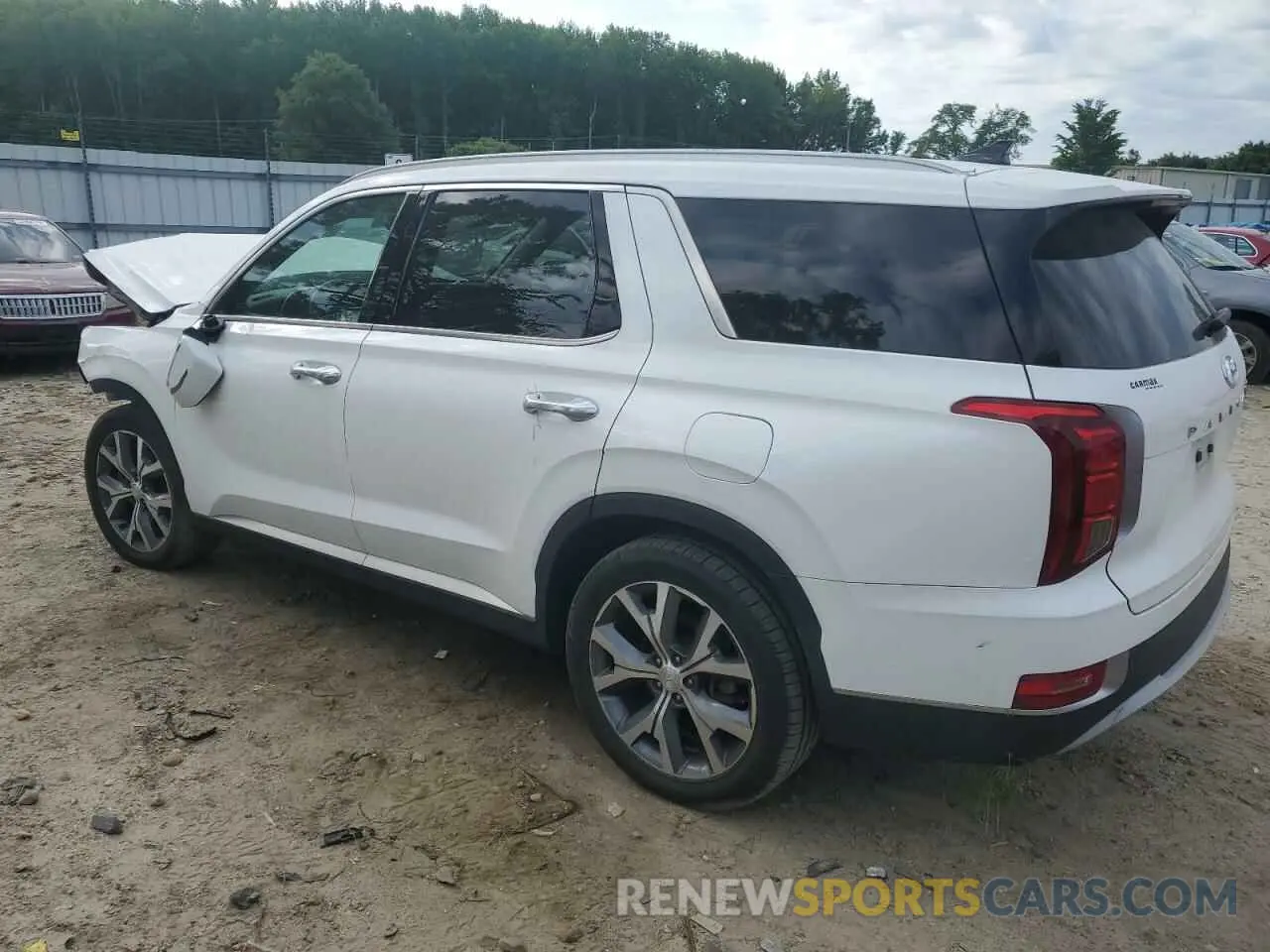 2 Photograph of a damaged car KM8R4DHE3NU369255 HYUNDAI PALISADE 2022