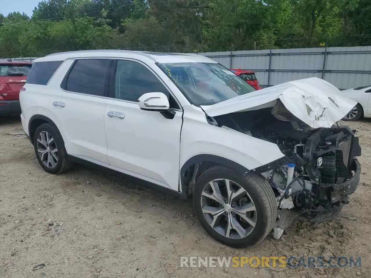 4 Photograph of a damaged car KM8R4DHE3NU369255 HYUNDAI PALISADE 2022
